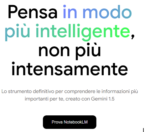 Immagine introduttiva di NotebookLM